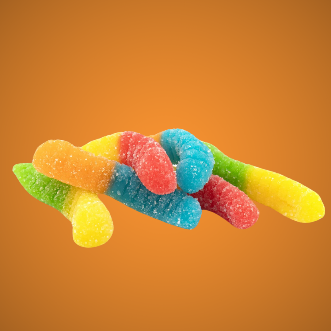 Fizzy Neon Worms