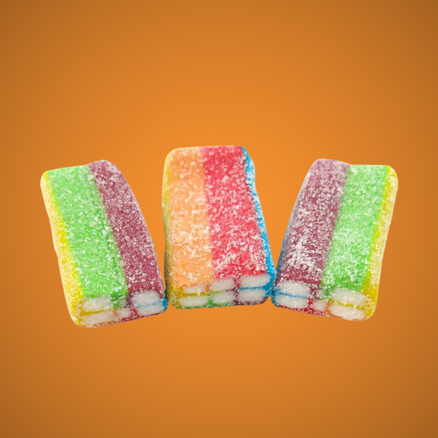 Fizzy Rainbow Bricks
