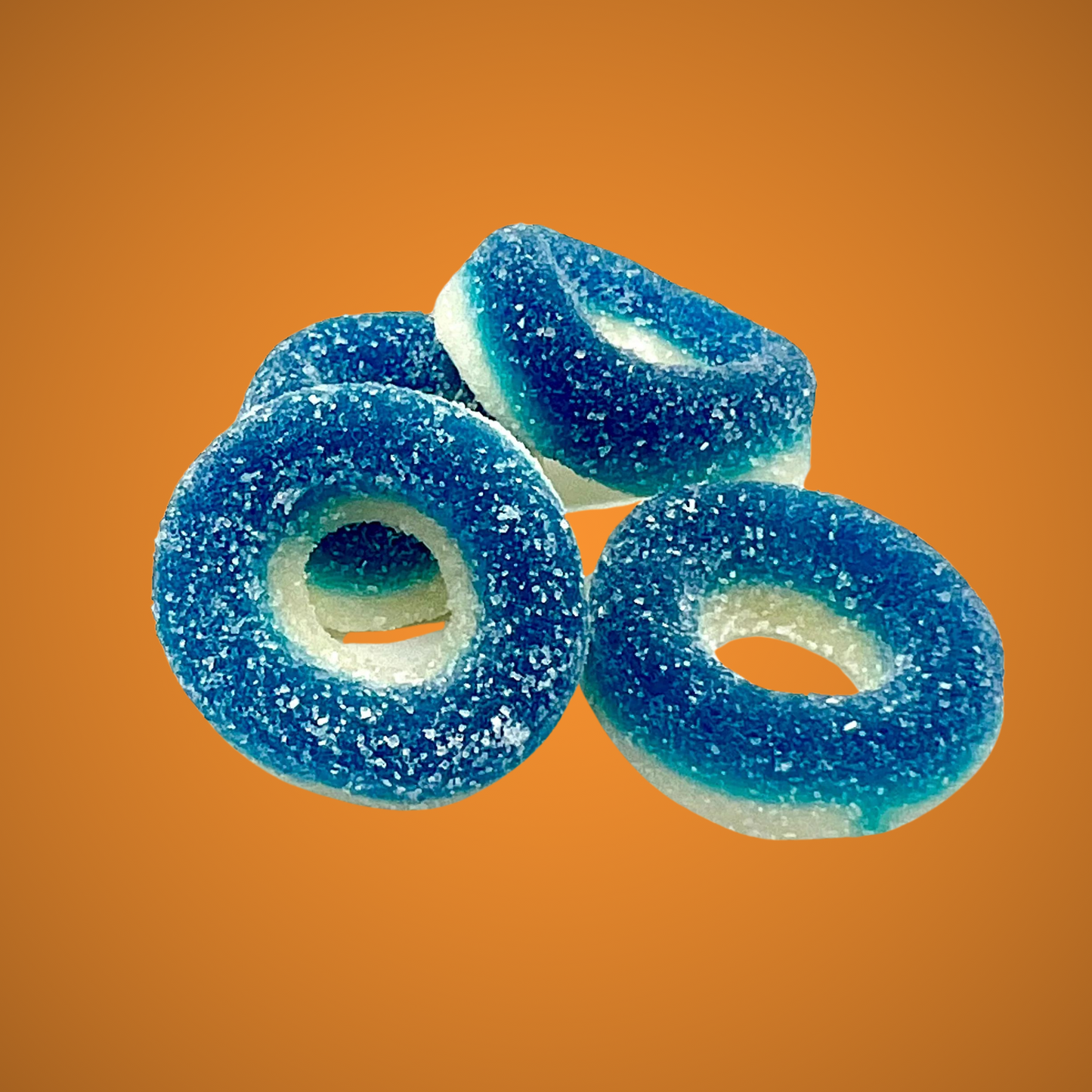 Sour Blue Raspberry Rings
