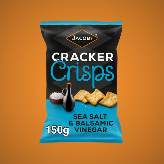 Jacob's Cracker Crisps Salt & Balsamic 150g